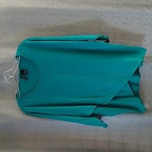 new directions Blue/Green Top Size Large NWT